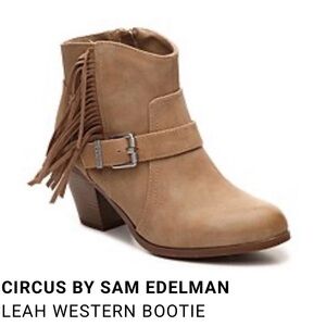 Circus by Sam Edelman Leah Western Bootie women’s size 7.5
